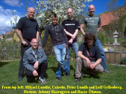 From top left: Mikael Lundin, Caisedo, Peter Lundh and Leif Gyllenberg. 
Bottom: Johnny Rosengren and Hasse hman.